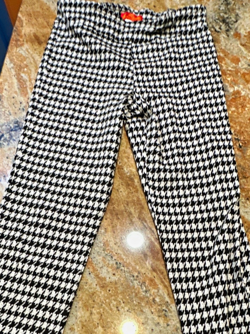 Black & White Houndstooth Stretch pants